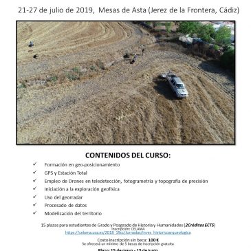 Training Course. Remote Sensing Techniques Applications in Historical and Archaeological Research